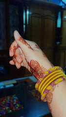 Mustard bloom bangles