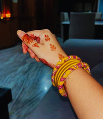 Mustard bloom bangles